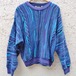 "TUNDRA" Made in CANDA 3D Knit design sweater／"ツンドラ" カナダ製 3Dニット デザイン セーター
