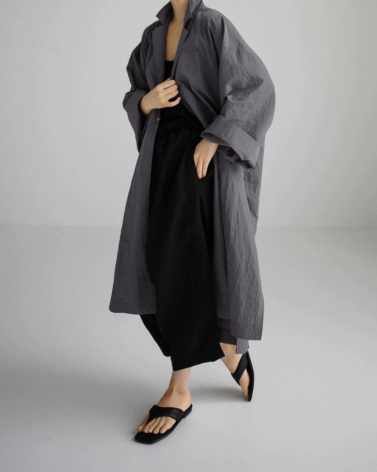 エフォートレスロングシャツコート  A0541 - 5