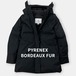 美品 PYRENEX BORDEAUX JACKET ピレネックス ボルドージャケット ダウンコート W20PJ1 HWO055 黒 ブラック 38 / J&NREUSE レディース アウター