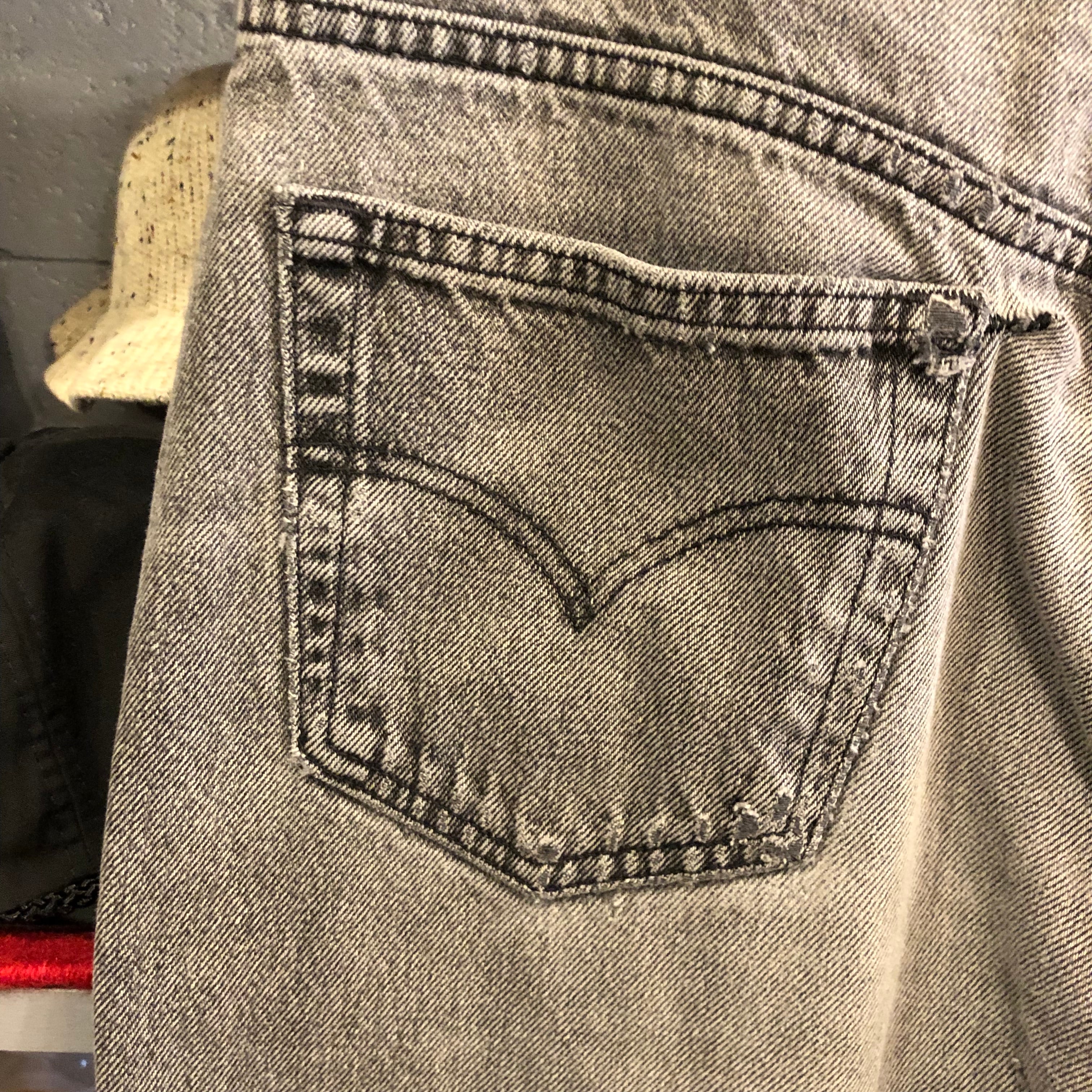90s Levis 576 Black Denim Pants | VOSTOK