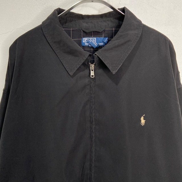 90s Ralph Lauren スウィングトップジャケット ブラック XXL