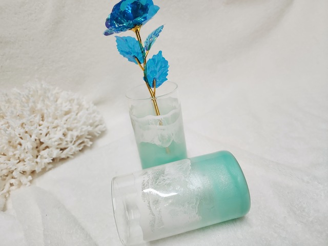 390.オーシャンレジンアート マルチグラス