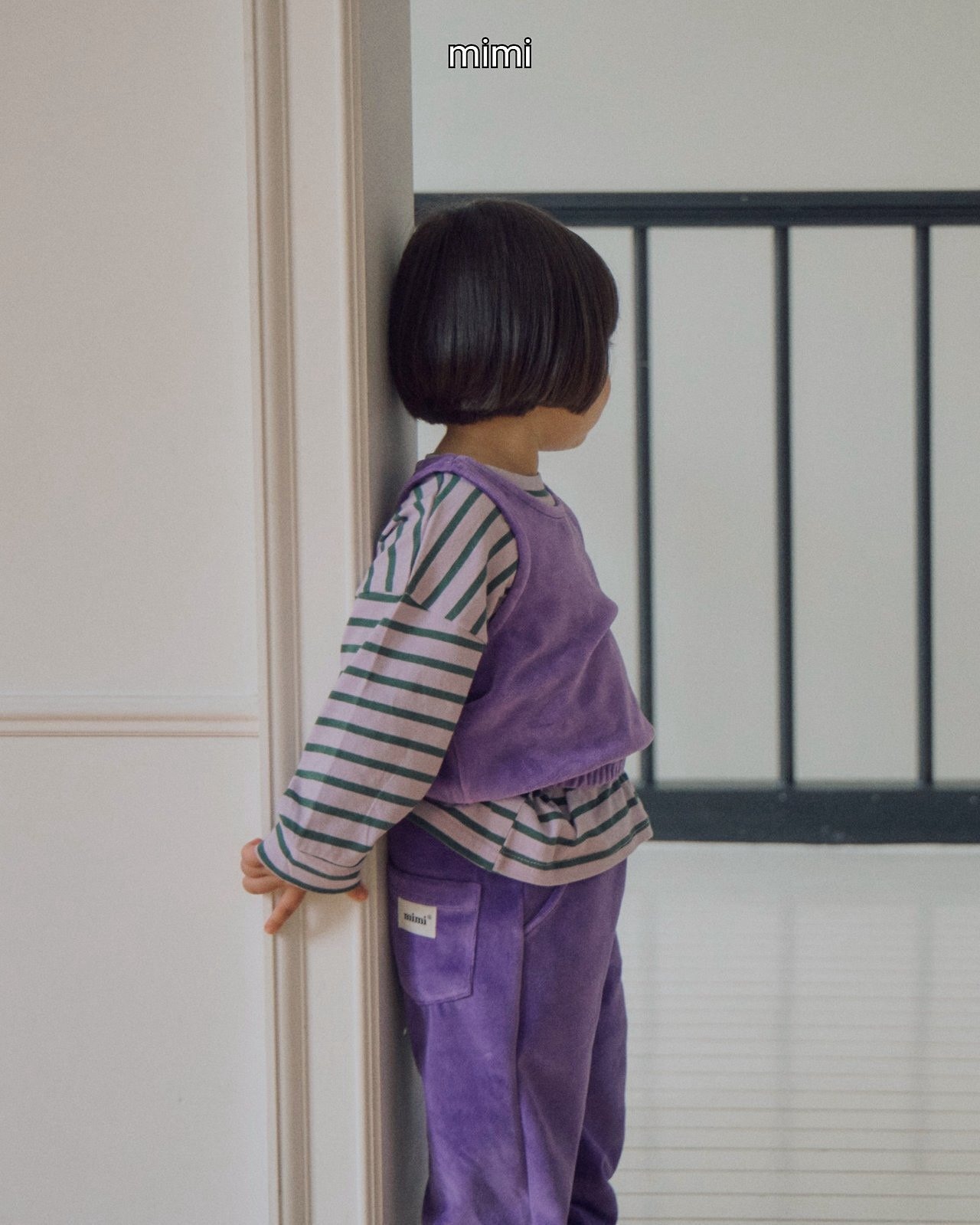 purple XL［即納］kong pants 26autumn/ BYMIMI