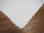 リネンナプキン　花とツタのアイレット刺繍（16） 画像2
