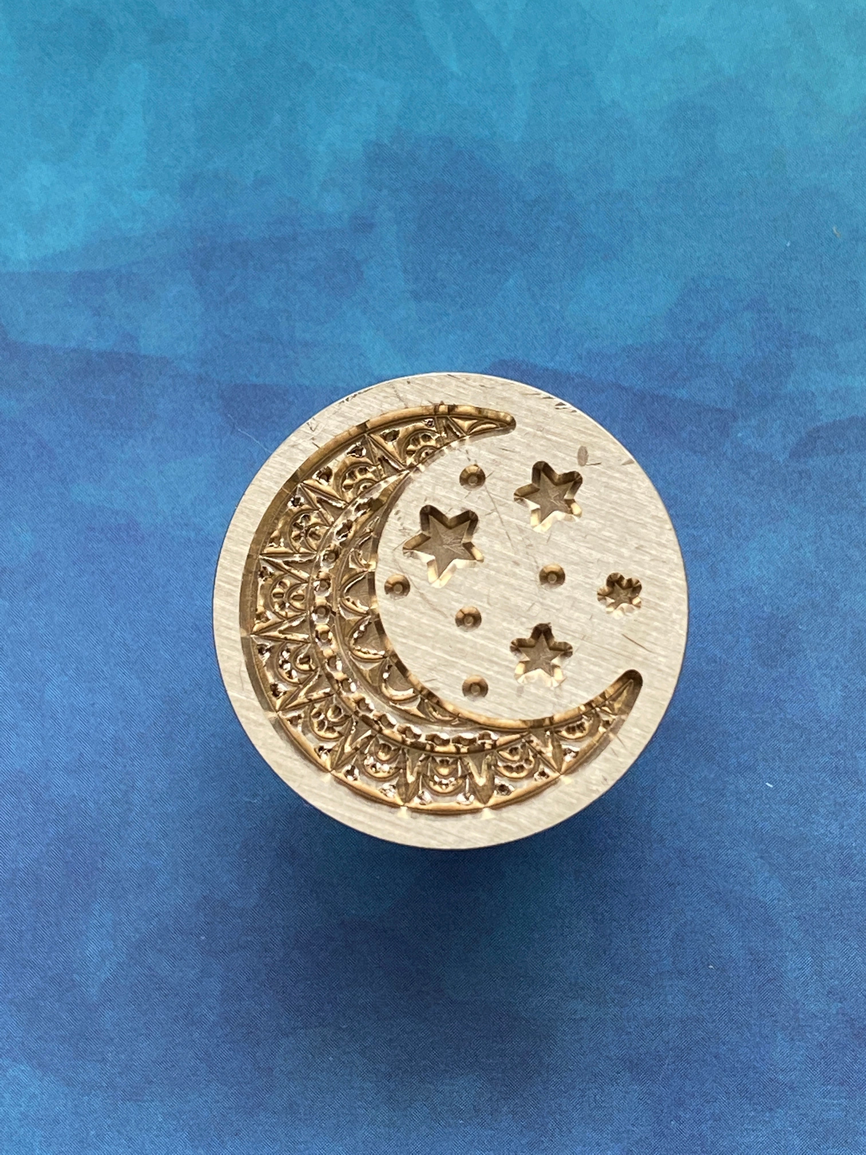 クレセント ムーン 真鍮 三日月 吊り下げ マーブル 擦り硝子 ゴシック