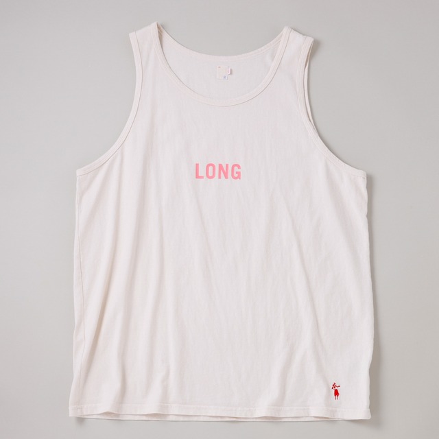 【新品】SUNSHINE＋CLOUD special limited edition big size tank top "LONG - BEACH" made in USA ／ サンシャインクラウド MINTENS限定品 USA製 ビッグサイズ タンクトップ Tシャツ XXL O.White