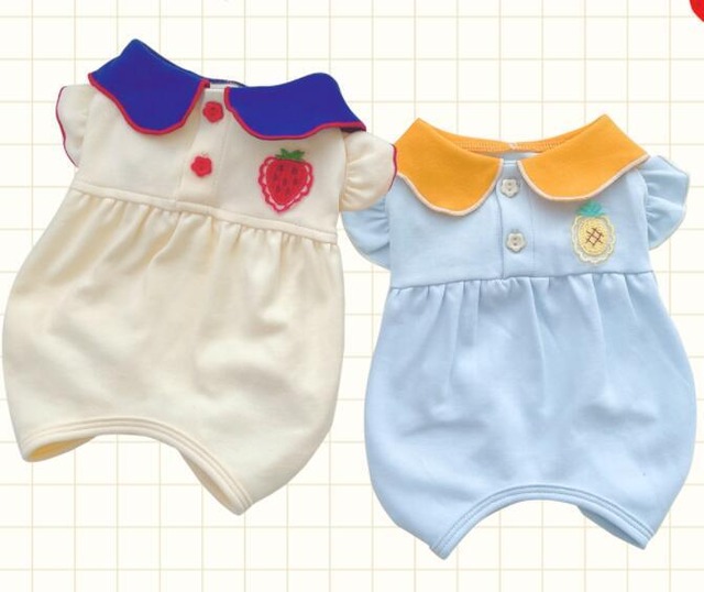 おすすめ☞《予約》№210806 ワンポイントフルーツロンパース