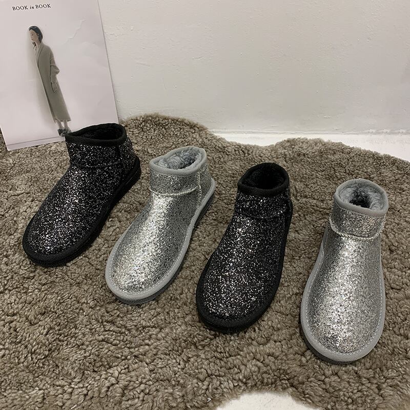 ブーツレディースベルベットウィンタースタイルショート 靴 シューズ 冬物 フェイクシューズ99982738025