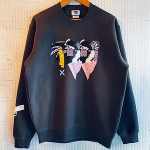 GEISHAMOB CREW NECK SWEAT / BLACK