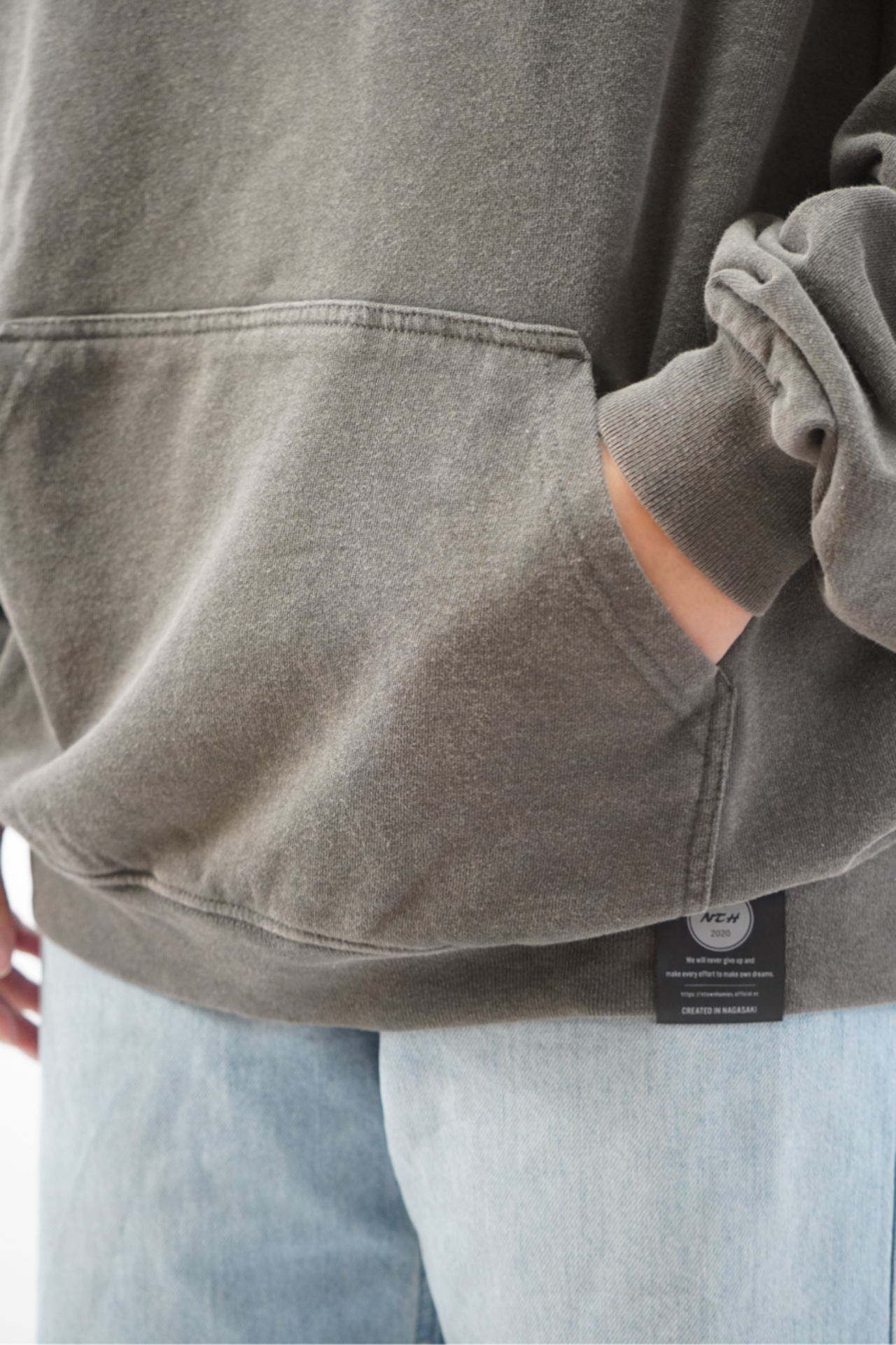 【受注生産】OLD SIGNATURE HOODIE color Fade grey - 11
