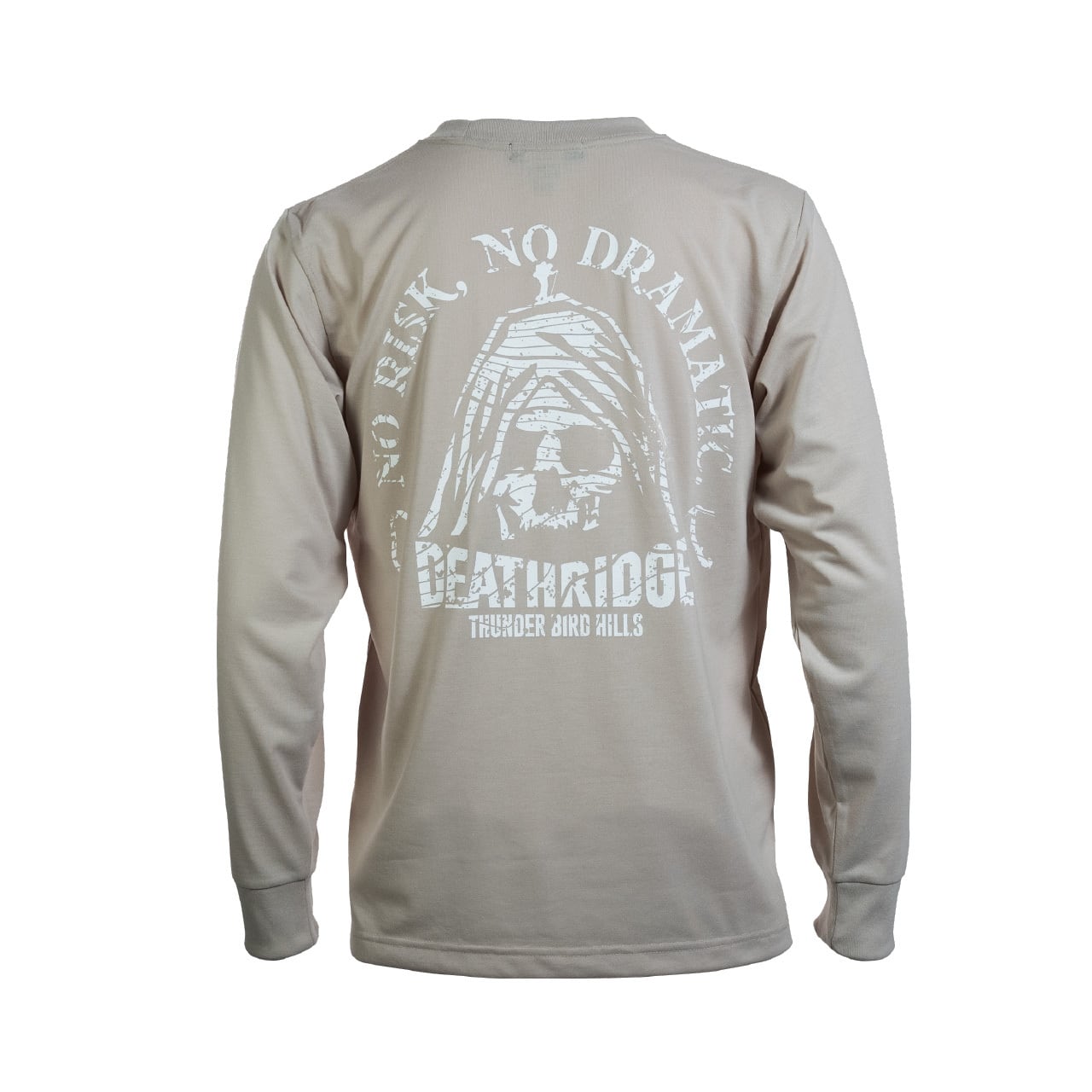 ロングスリーブTシャツ DEATH RIDGE（ベージュ） | ThunderBirdHills