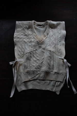 physis original remake knit vest