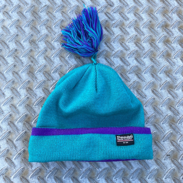 Thinsulate Knit Beanie - BLUE / PURPLE