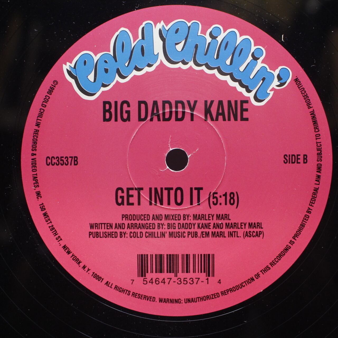Big Daddy Kane / Ain't No Half Steppin' / Get Into It [CC3537] - 画像3