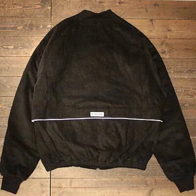 FLUTTER】Corduroy Padded Bomber Jacket -BLACK（フラッター