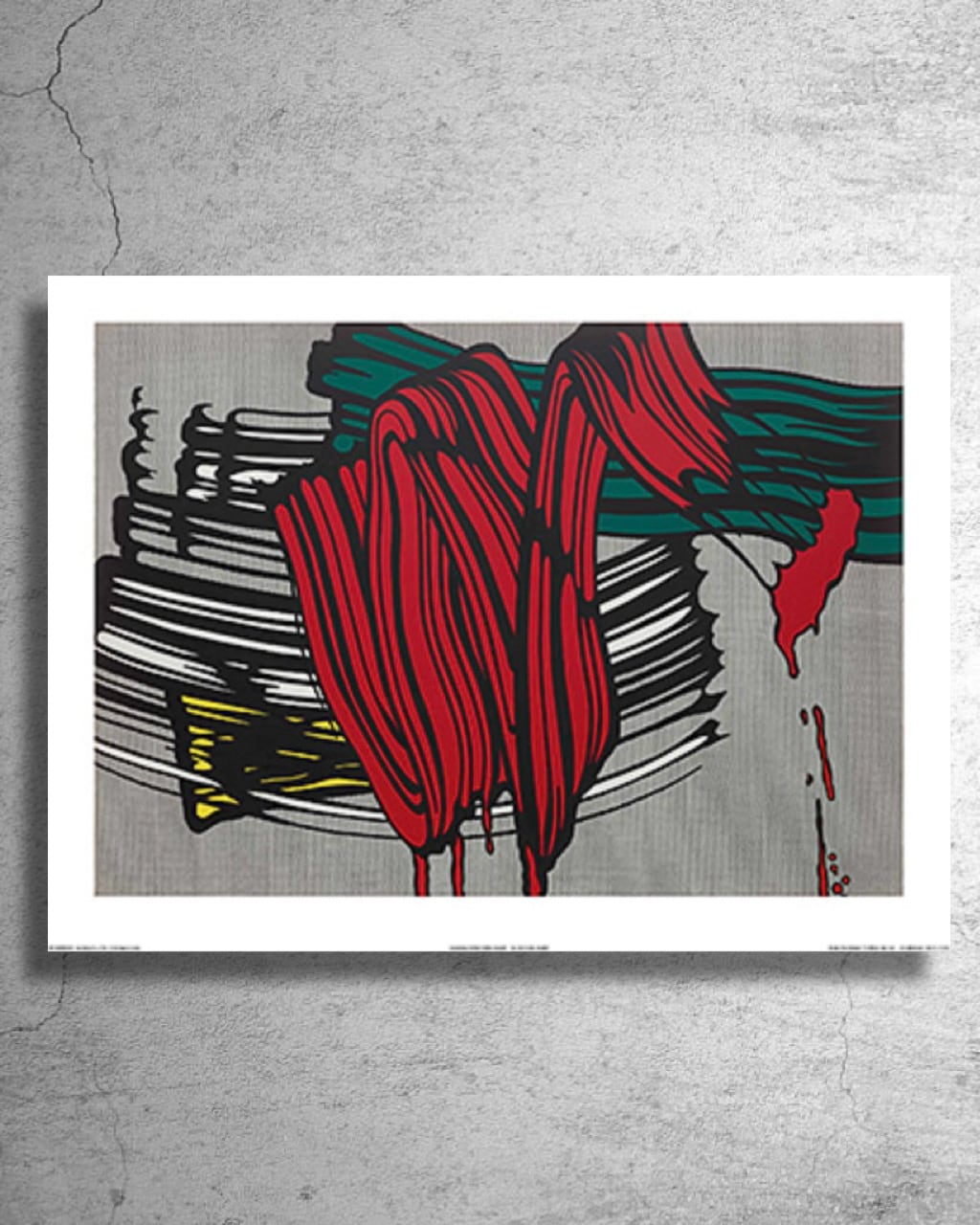 画家『ロイ・リキテンスタイン』オランダ現代美術館制作ポスター