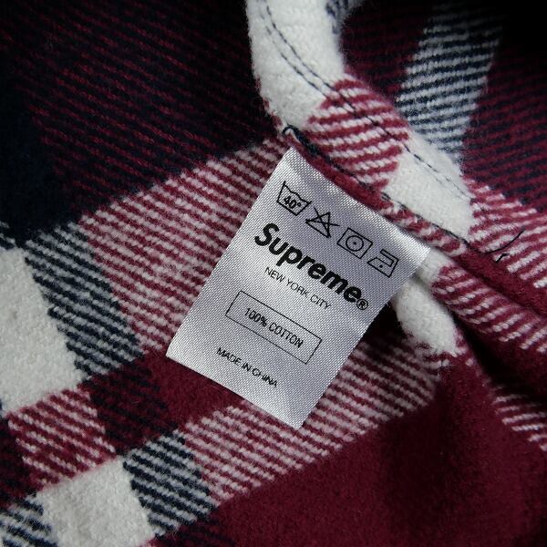 Size【L】 SUPREME シュプリーム 11AW Heavyweight Plaid Flannel