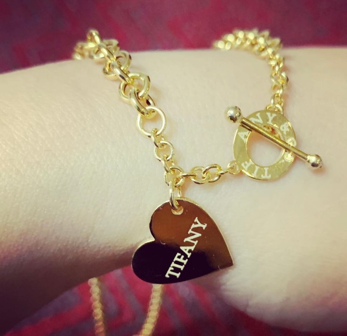 Tiffanyのネックレスとブレスレット