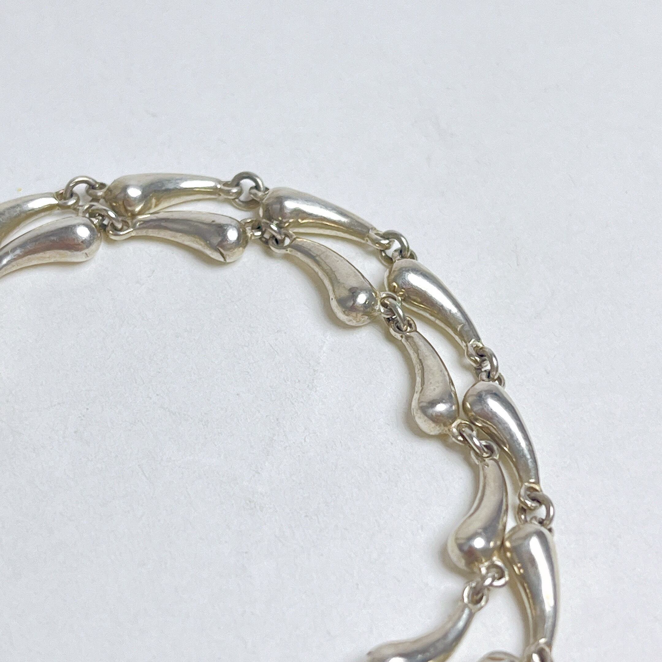 ティファニーティアドロップリンクブレスレット925