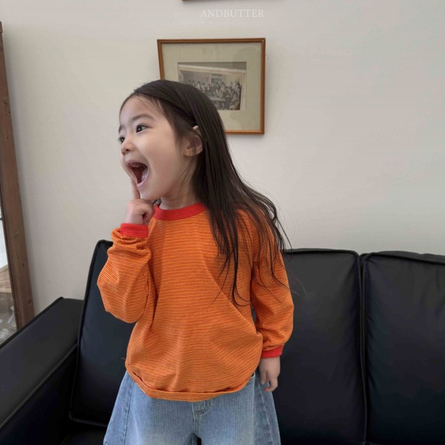 《送料無料》予約：ジェリーバイカラーT【ANDBUTTER】※ジュニアサイズ