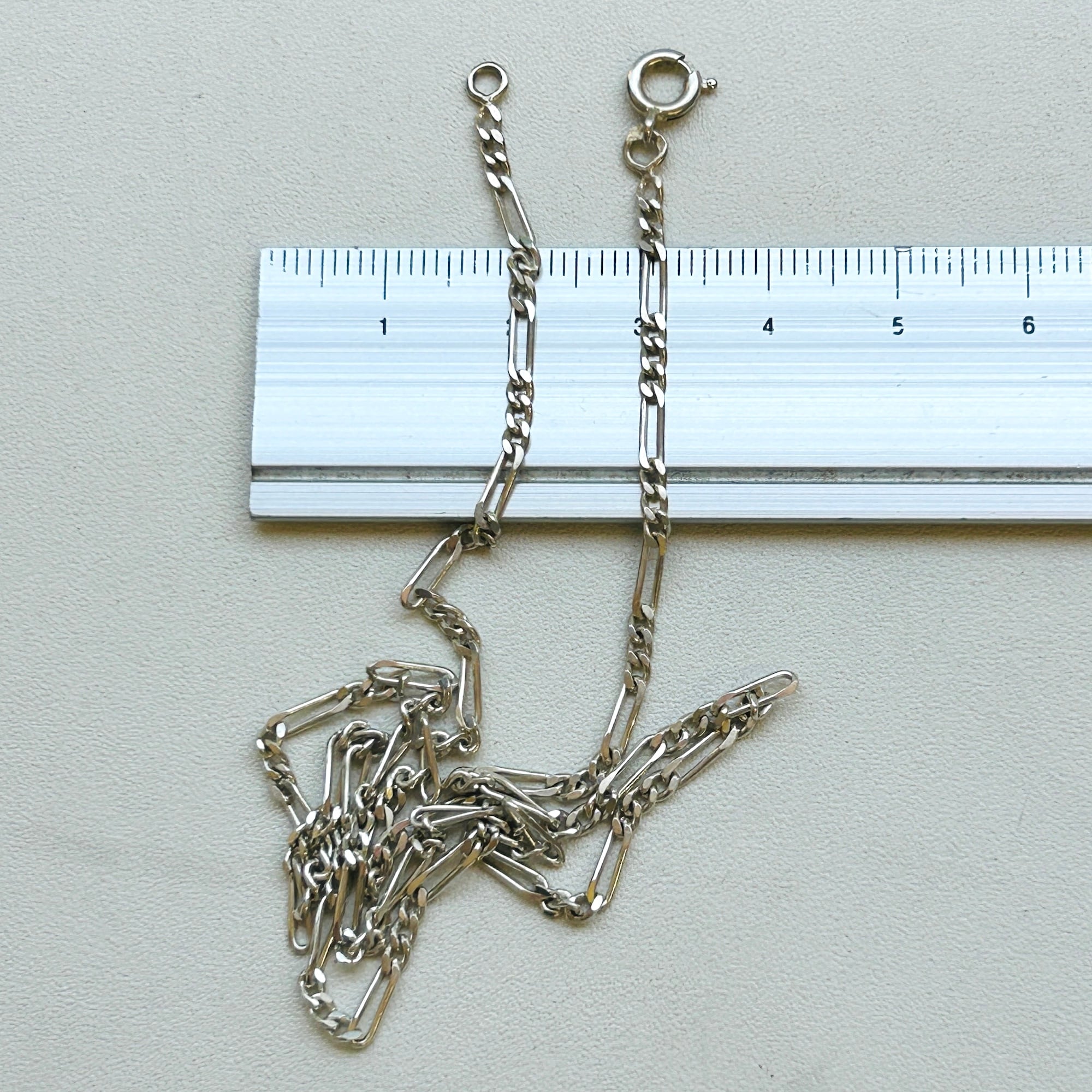 フランスシルバー800 フィガロチェーン（40.5cm） | Milo Antiques