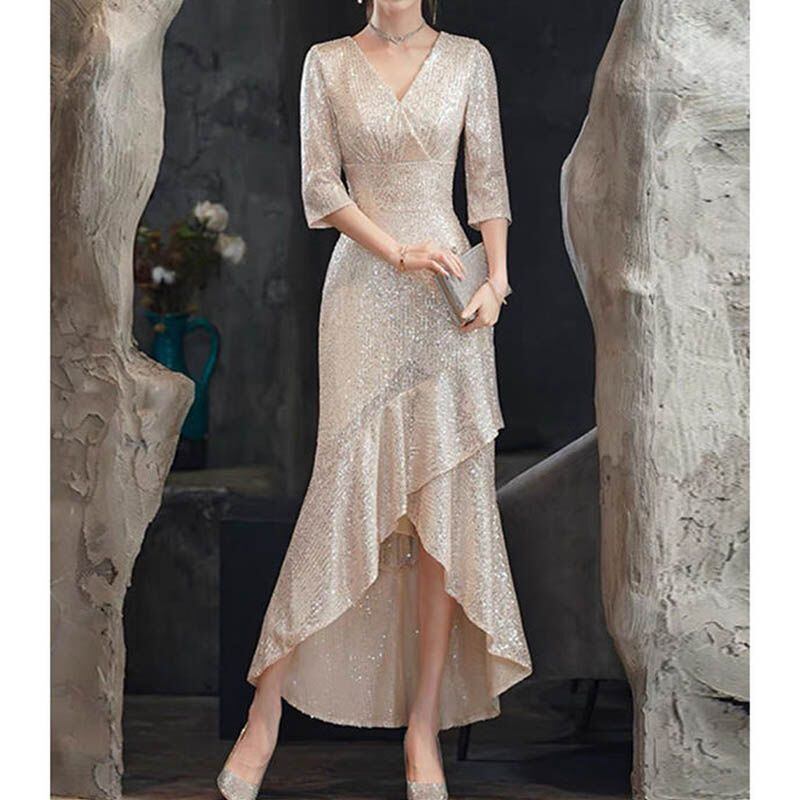 カラードレス ロングドレス パーティードレス コンサート イブニング