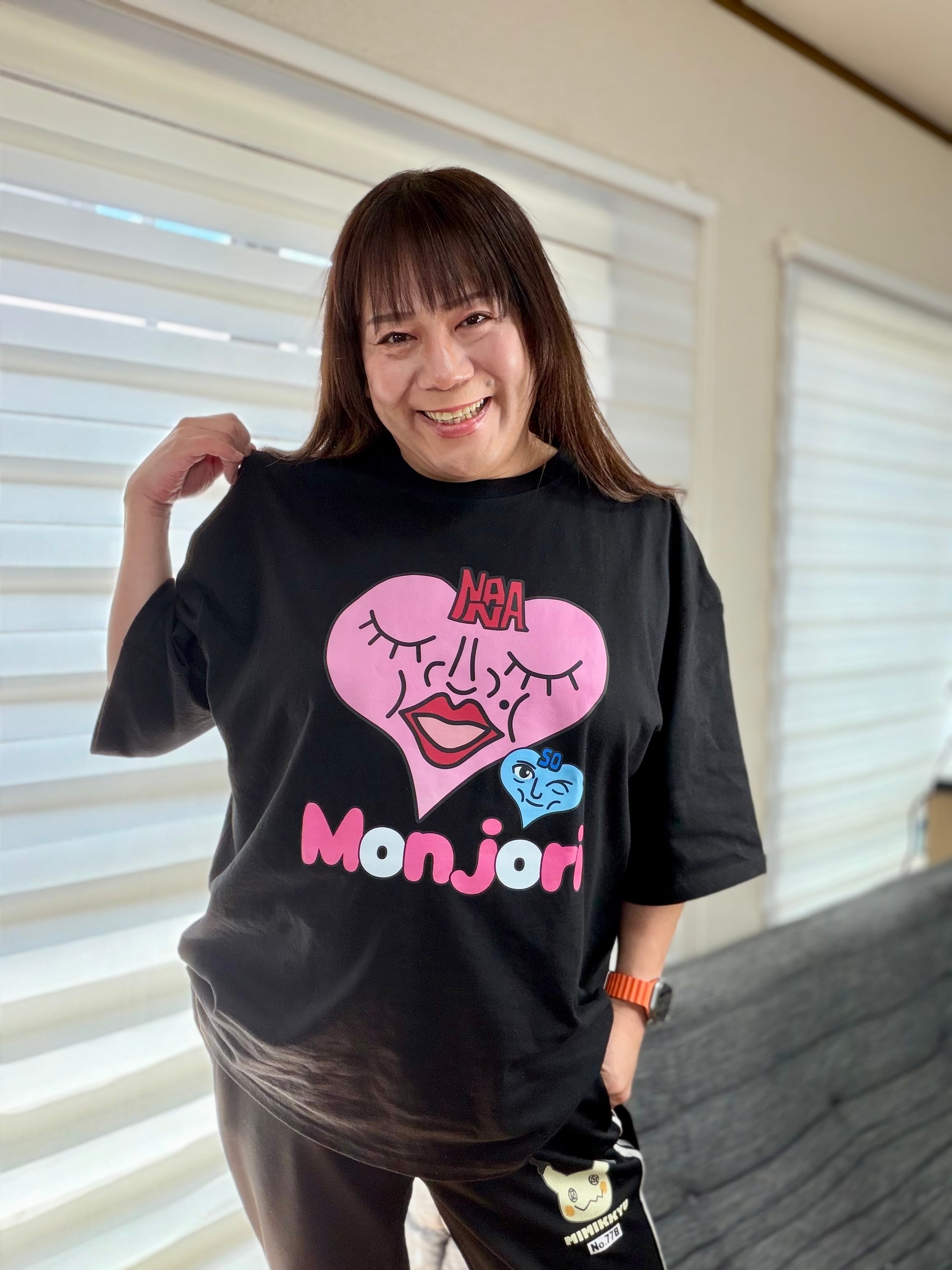 ダブルハートTシャツ(おまけステッカー付き) | 藤沢なな公式ショップ