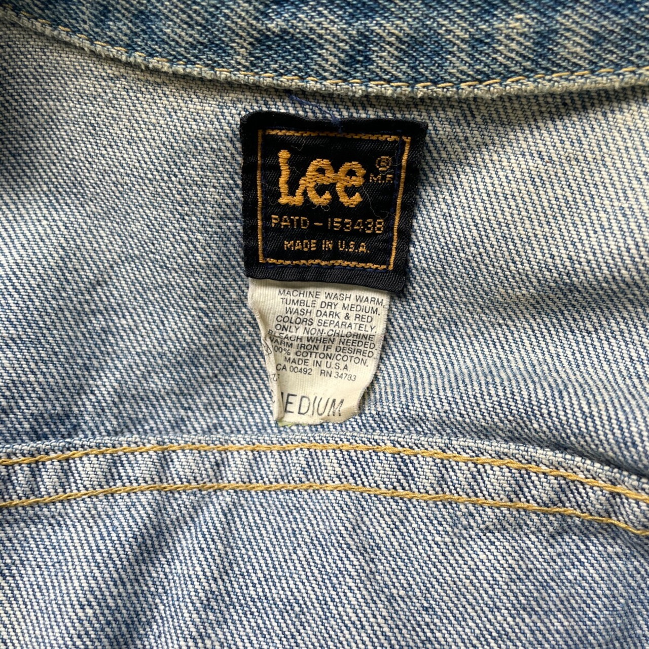 80年代 USA製 Lee リー デニムジャケット 153438 レディースM 古着 80s 