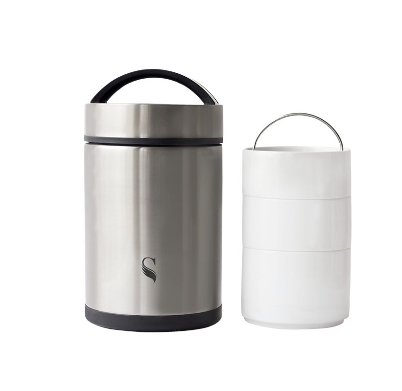 Swanz 磁器製 KOKORO フードジャー Lサイズ 1150ml お弁当箱 | swanz-japan Swanz 磁器製 KOKORO フードジャー Lサイズ 1150ml お弁当箱 | swanz-japan