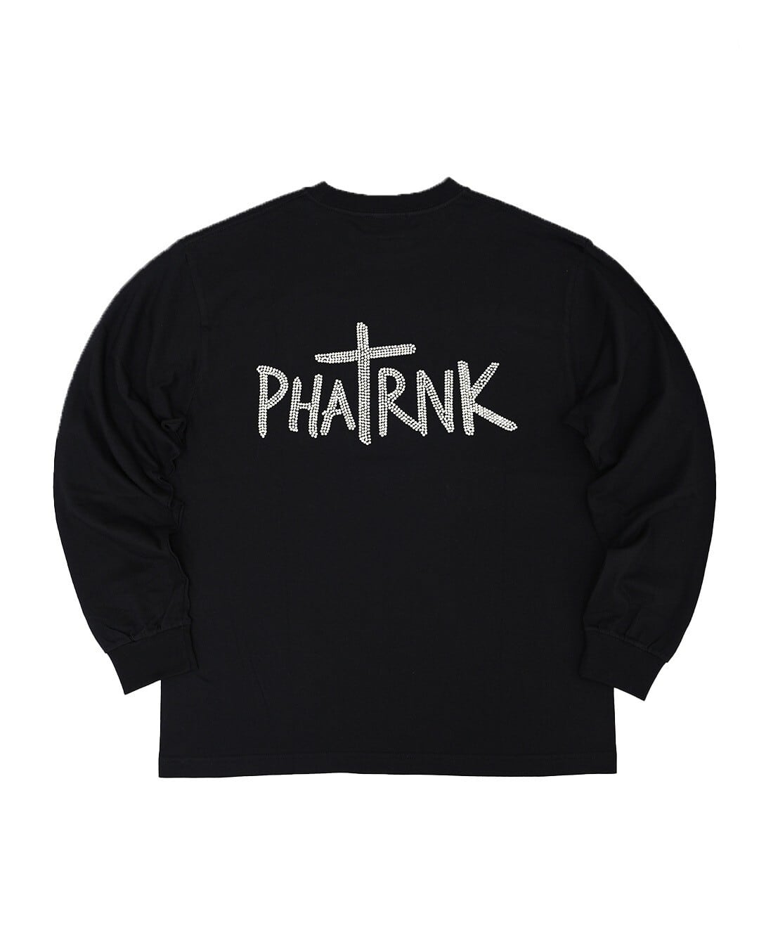 BASIC BACK LOGO RHINESTONE L/S TEE | PHATRNK OFFICIAL ONLINE STORE 