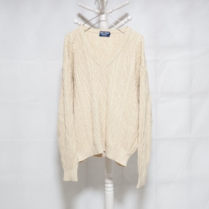 FRED PERRY Cotton Knit Sweater Beige