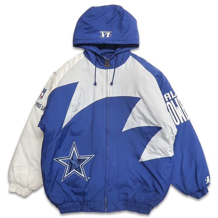 古着 LOGO ATHLETIC PRO LINE NFL ダラス・カウボーイズ 中綿 ナイロン