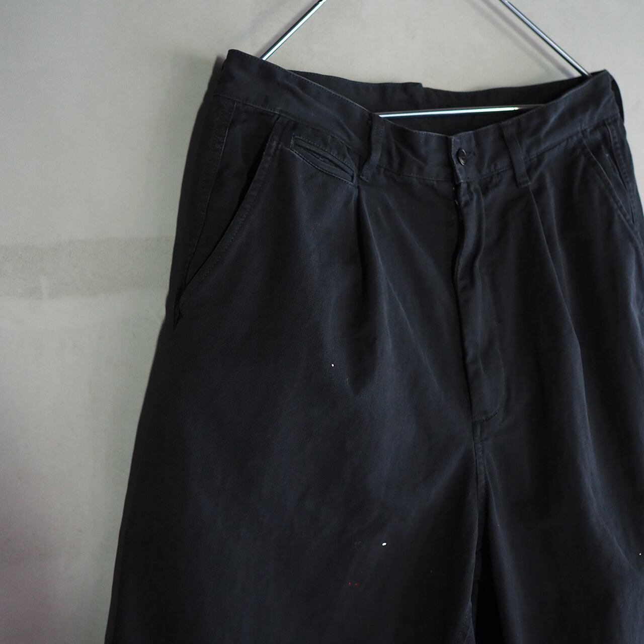 YOKO SAKAMOTO WORK TROUSERS FADE BLACK | PAY ID