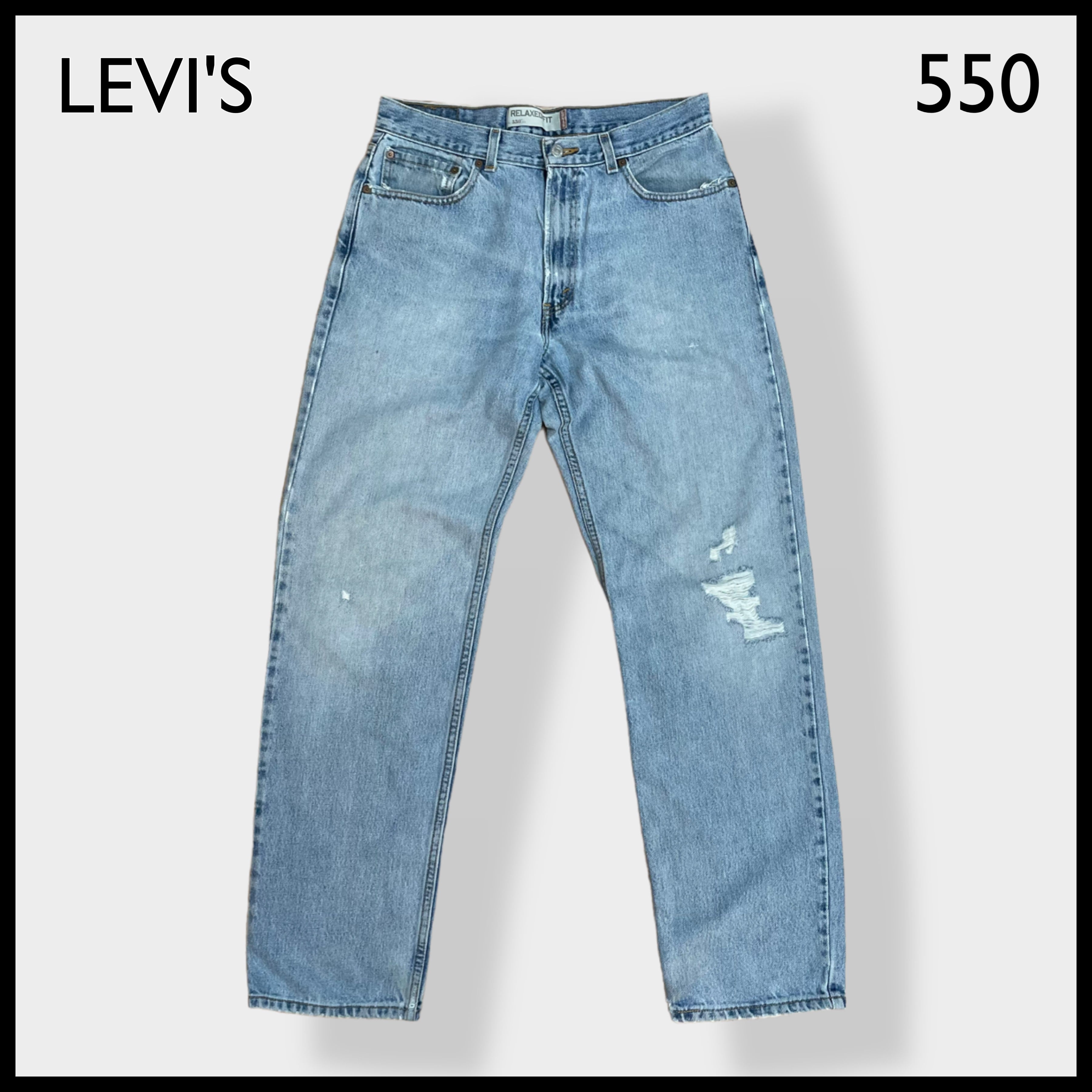 LEVI'S】550 ジーンズ デニム ジーパン ワイドテーパード バギー ...