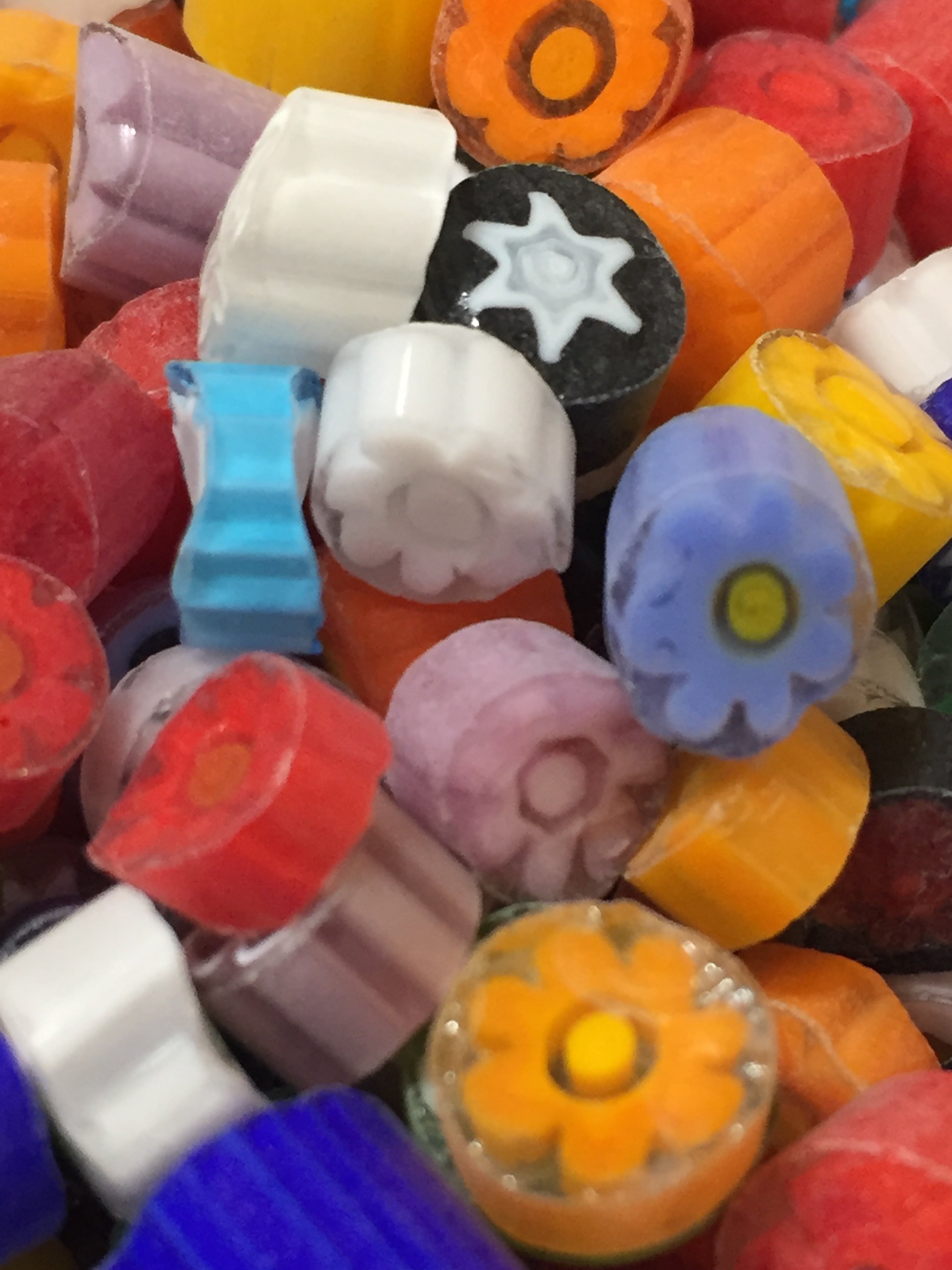 ミルフィオリ 透明系Mix   7～8㎜  30g