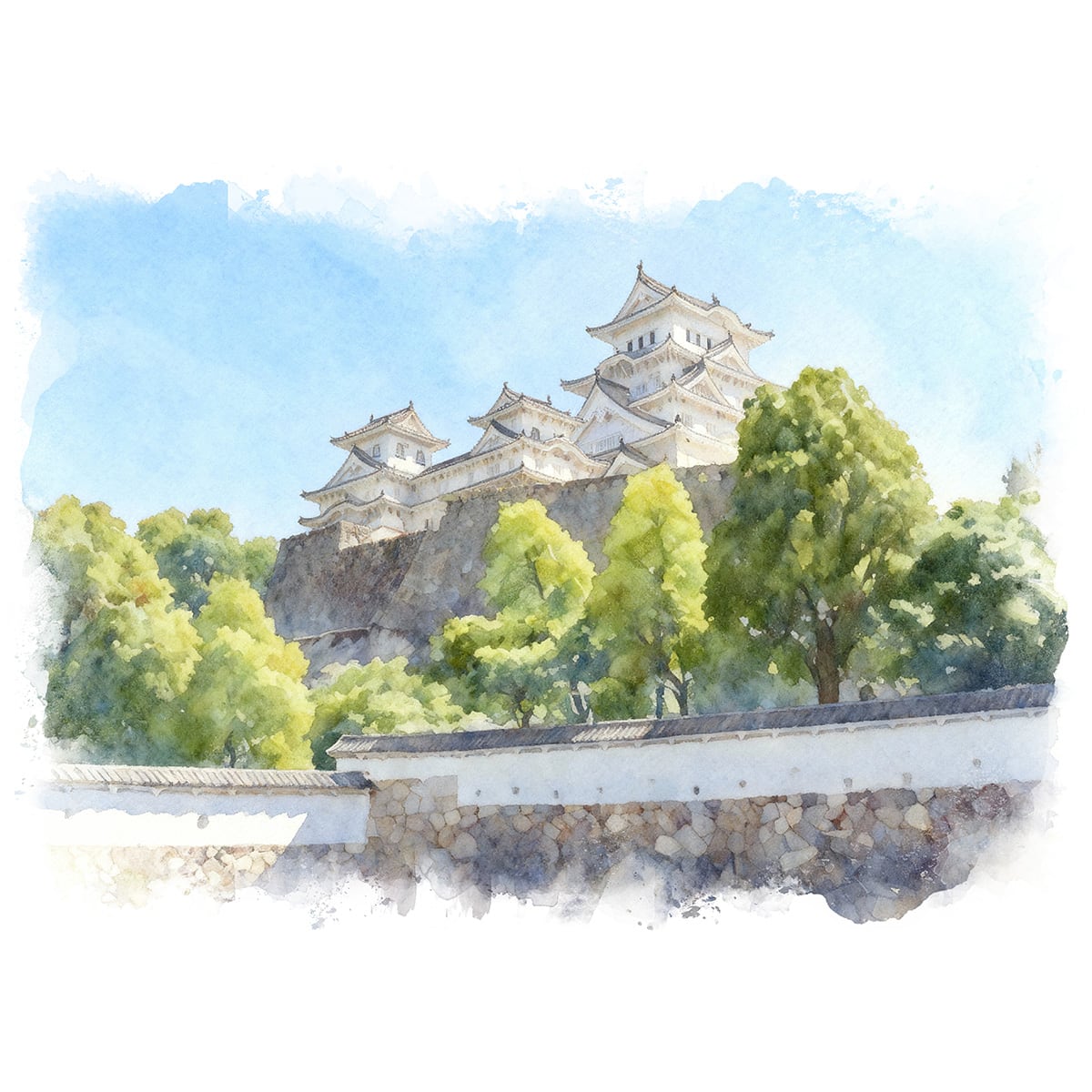 姫路城 | インテリア絵画の専門店 ビッグフィールドギャラリー水彩/油絵