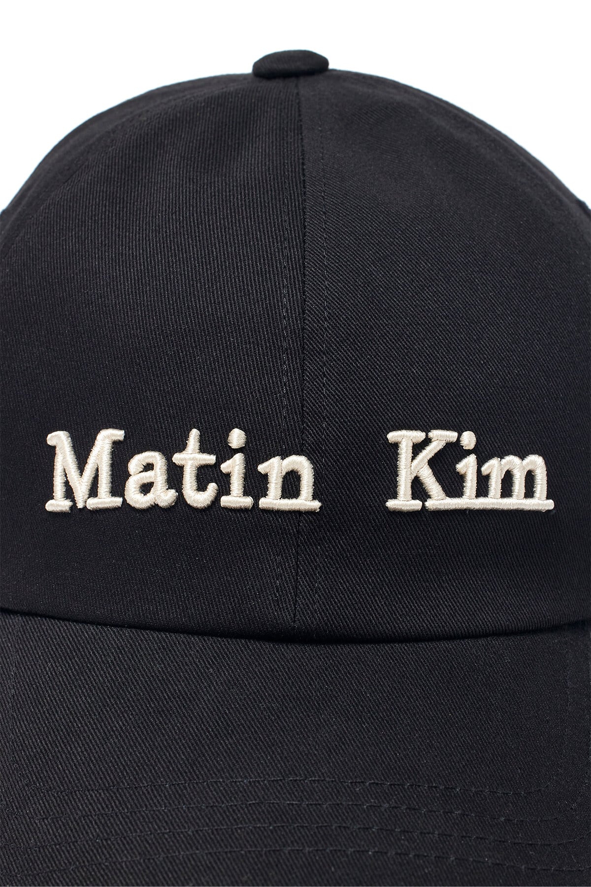 Matin Kim] MATIN CLASSIC LOGO BALL CAP IN BLACK 正規品 韓国