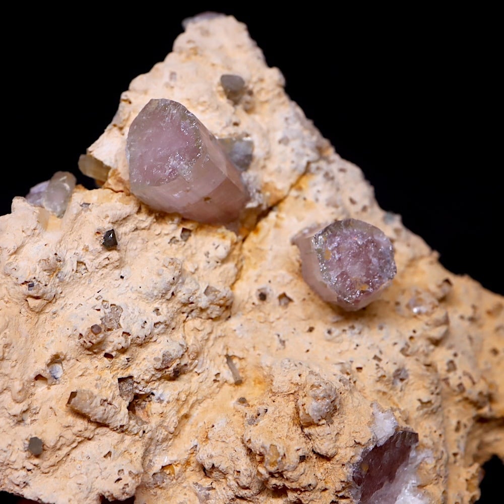 大きめ結晶！ピンクトルマリン 母岩付き 電気石 139g T630 天然石原石