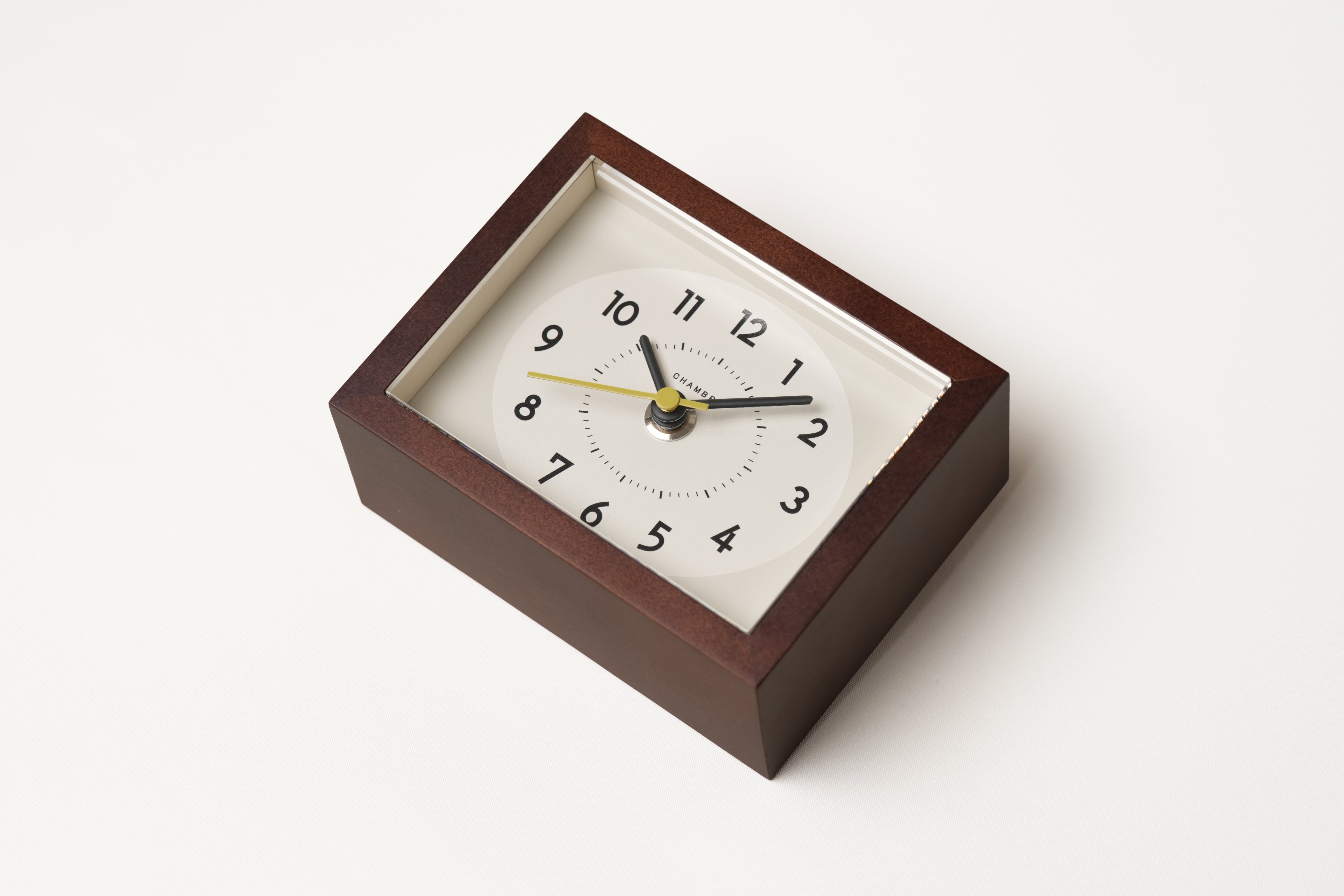 木製シタール 7弦 ケース付き　ジャンク品 ひのきの置き時計 DARK BROWN -GREEN秒針- | シャンブル【CHAMBRE】by