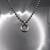 CROWN HORSESHOE with SAPPHIRE PENDANT / クラウンホースシュー サファイヤ ペンダント