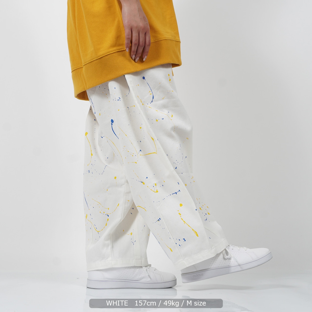 \SALE/◆ペイント ワイド バルーンパンツ◆ku-11222