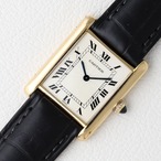 カルティエ タンクルイ LM エクストラフラット Swiss ギョーシェ ref.96065 クラックなし cal.21 thumbnail 3