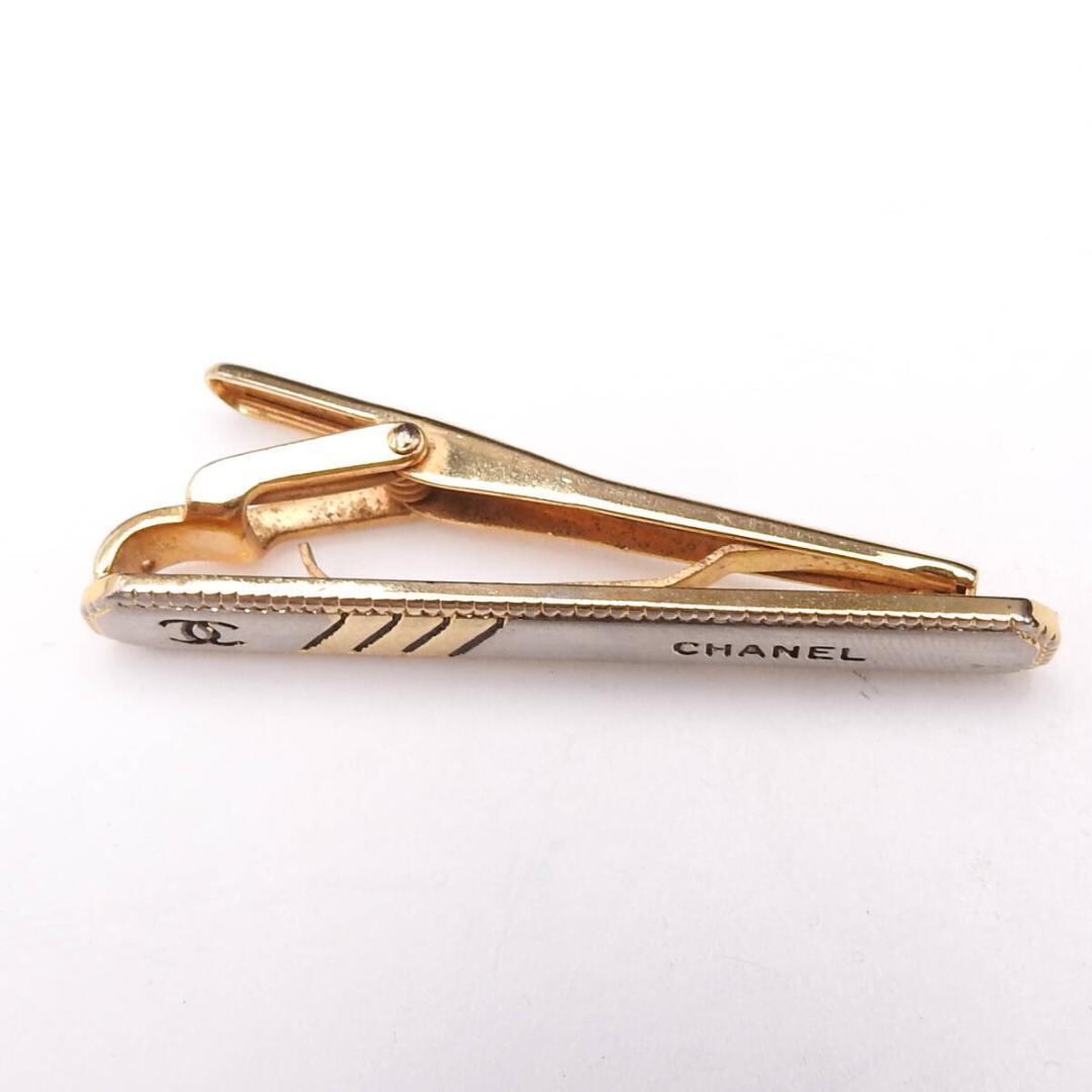 CHANEL/シャネル ネクタイピン⭐︎24KGP 純金 CHANEL シャネル ネクタイピン 24KGF ココ入り/シルバー