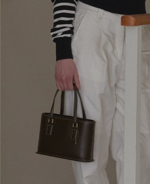 ☆Red Velvet スルギ 着用！！【FOLNUA】MINI BOROUGH BAG - STITCH