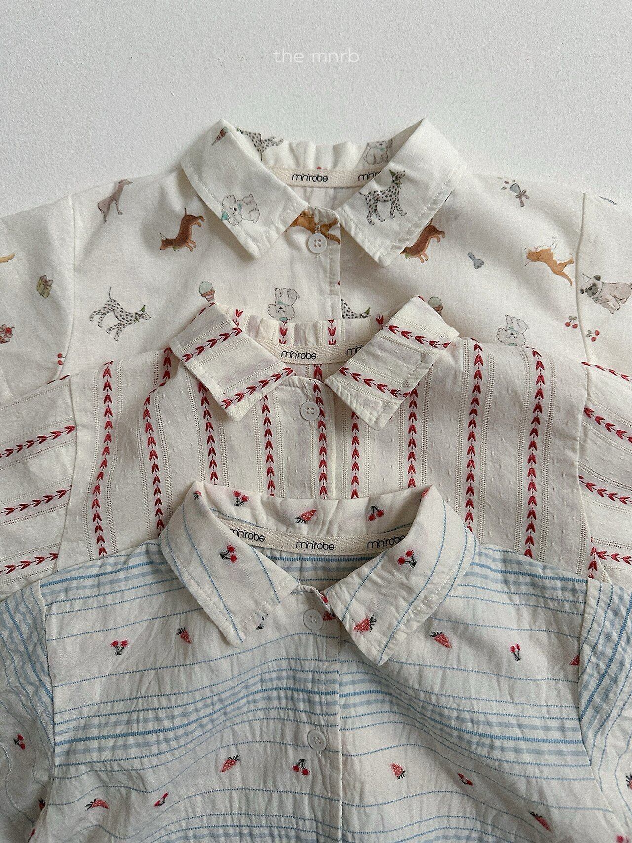 〘予約〙minirobe / multi Short-sleeve Shirt