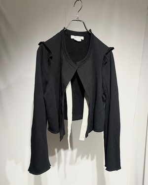 F/W2012 COMME des GARCONS - “2 Dimensions” Inside-Out Open Front Jacket