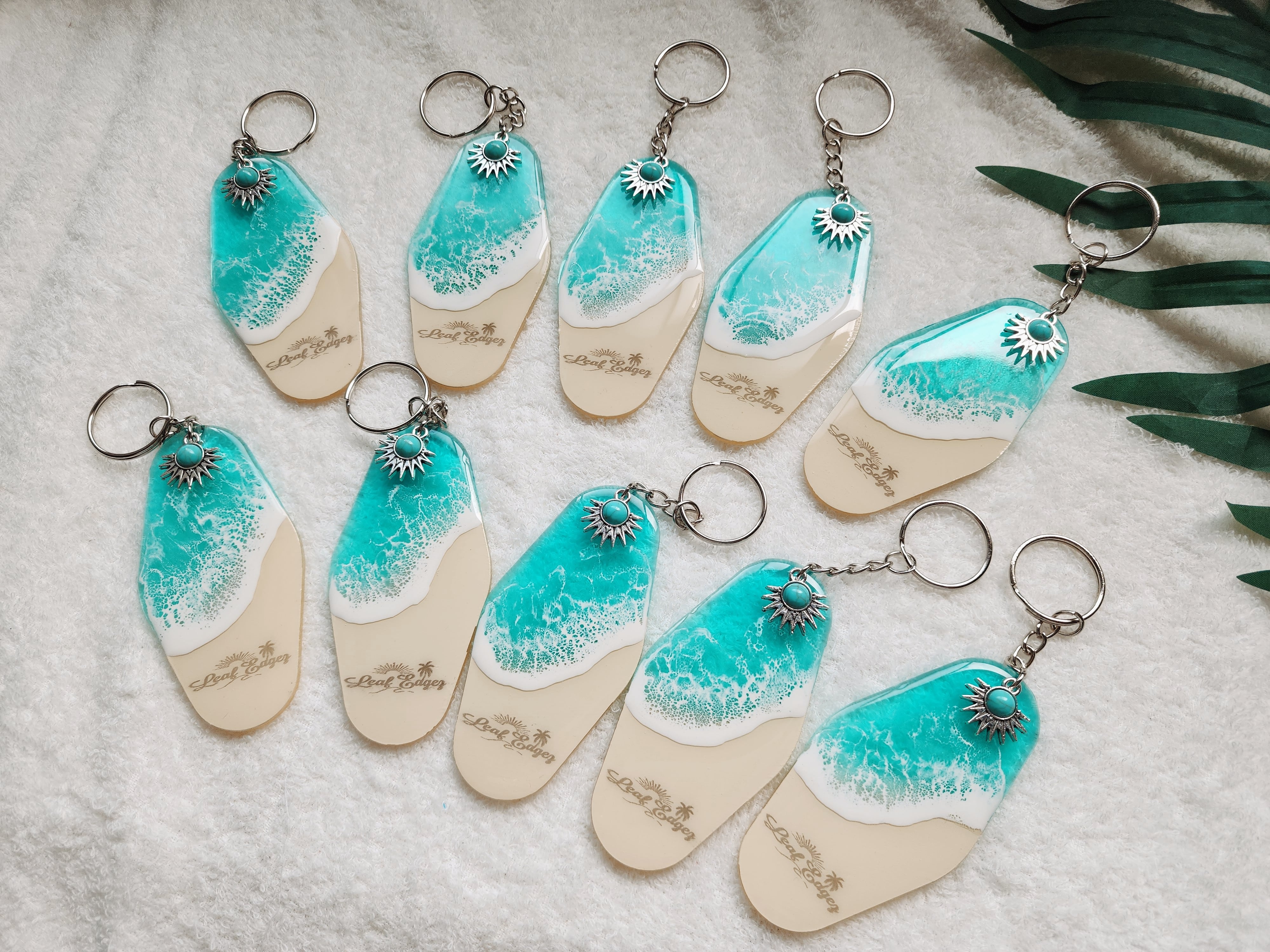 422.オーシャンレジンアート モーテルタグ