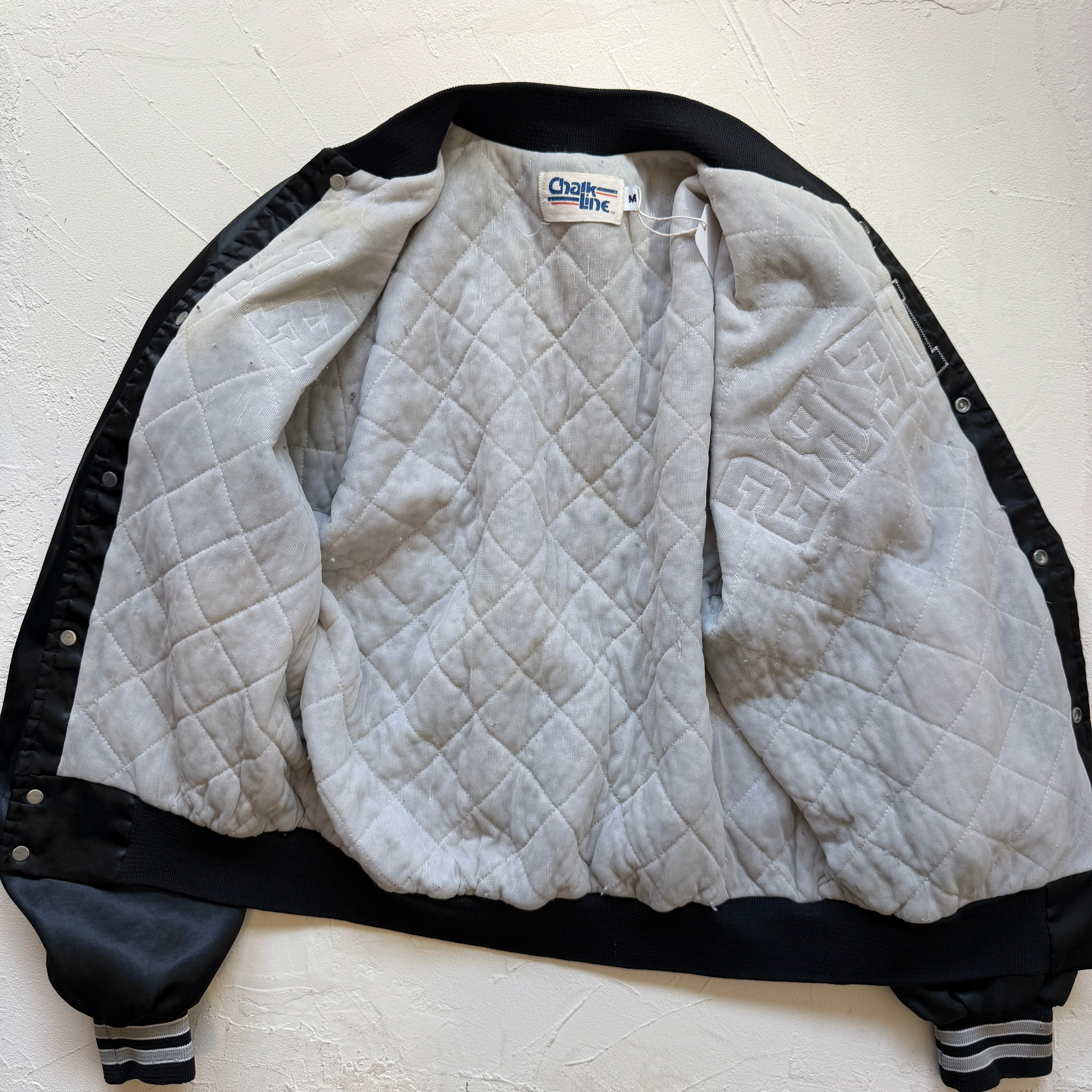 USA製 RAIDERS Chalk Line Nylon jacket 着画 レイダース | SOMEHOW