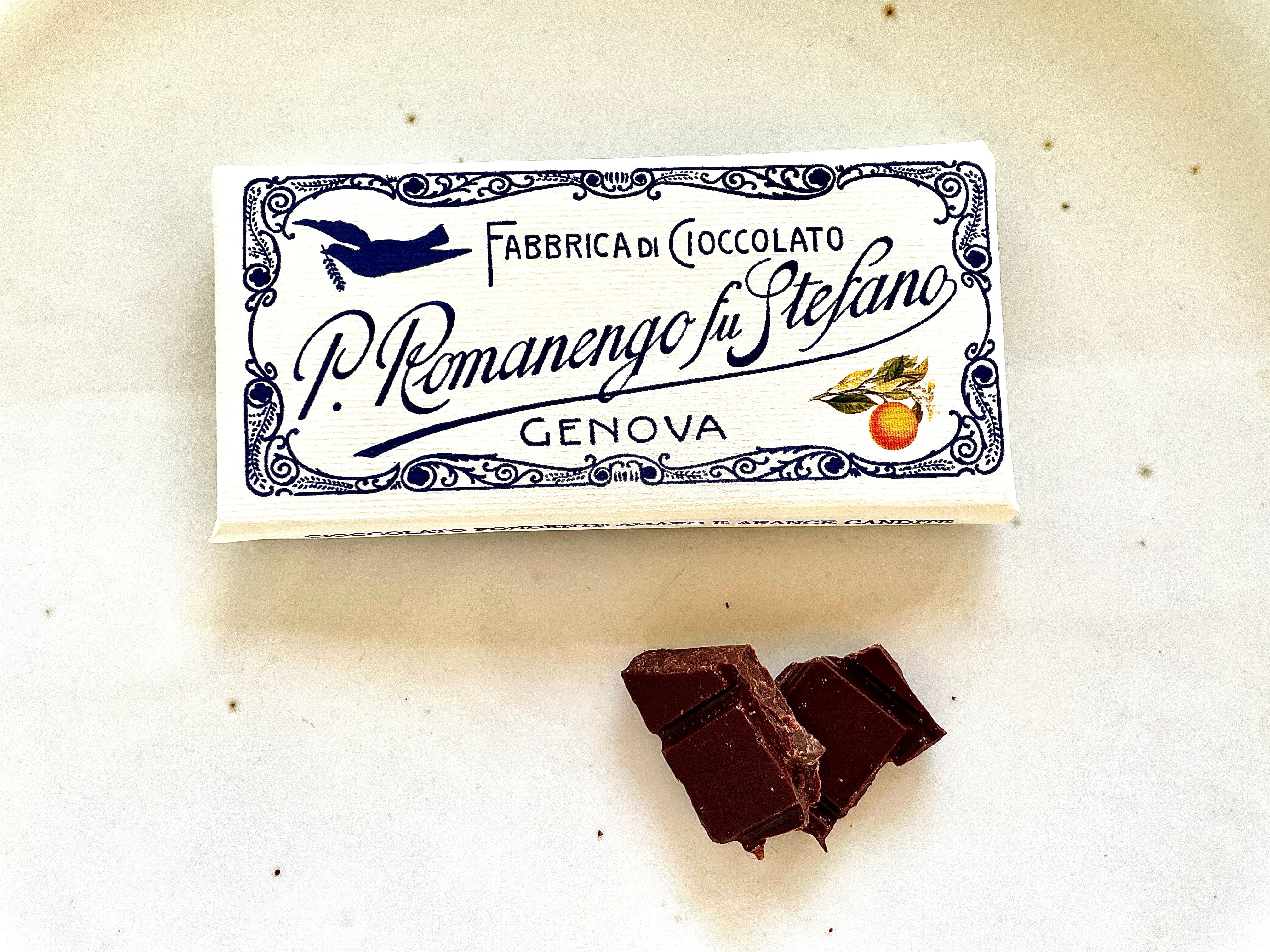 チョコレートタブレットオレンジピール ピエトロロマネンゴ