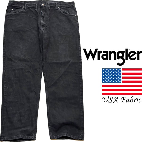 古着卸 まとめ売り Wrangler ラングラー ブラックデニム パンツ 8枚セット (メンズ 33 /32 ) ヒゲ グレー アメカジ 中古 古着 ND5013 1点物◇メキシコ製USA素材ラングラー黒ブラックジーンズ古着メンズ